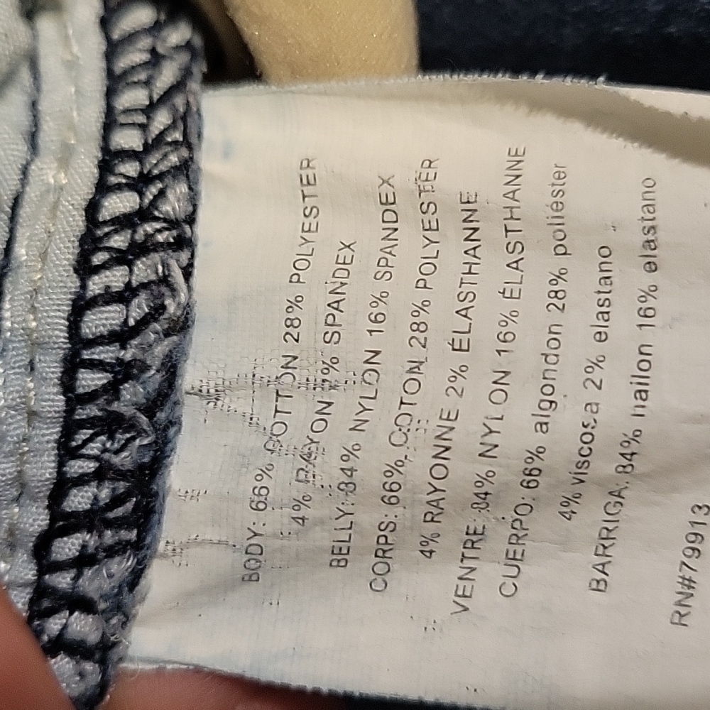 Indigo Blue Large Full Panel Bootcut Maternity Pa… - image 3